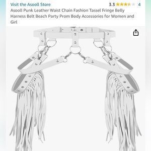 Fringe belly harness